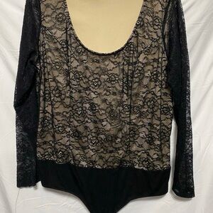 Torrid Black Lace Bodysuit